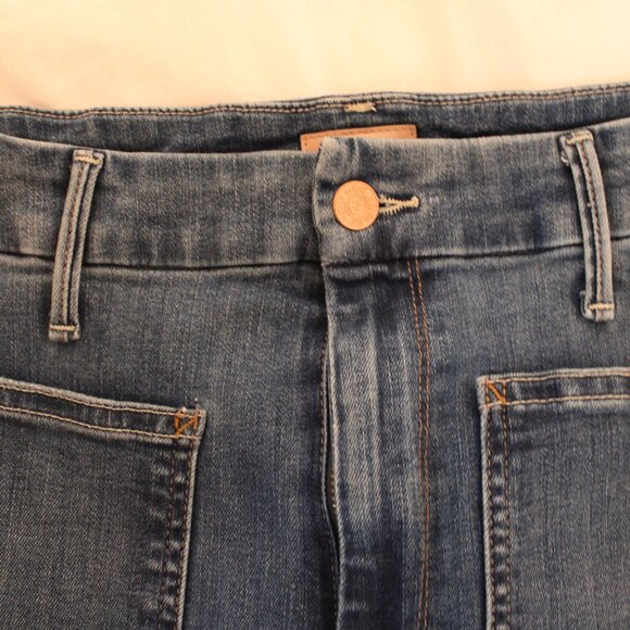 MOTHER High Rise Blue Jeans - Picture 8 of 10